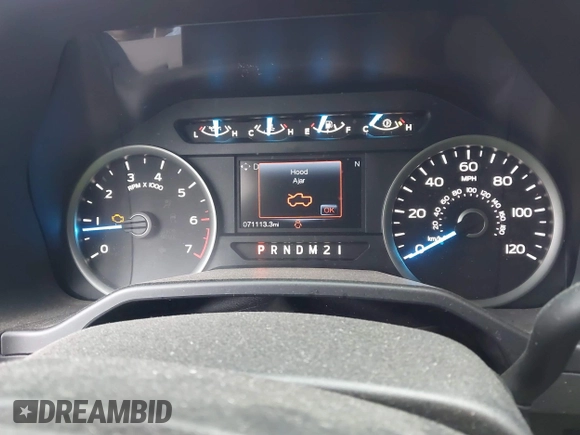 2017 Ford F-150 XL with VIN 1FTEW1EP9HFA85509, listed as a IAAI auction lot 42307019 with 71,113 mi miles and . Bid and sale history available at DreamBid. Image 7.
