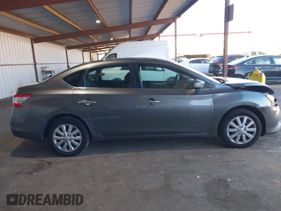 2015 Nissan Sentra SV with VIN 3N1AB7AP8FY343031, listed as a IAAI auction lot 41397415 with 161,620 mi miles. Bid and sale history available at carsss.com. Image 12.