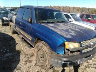 2003 Chevrolet Silverado 1500 Work Truck with VIN 1GCEC19X73Z189975, listed as a IAAI auction lot 40839326 with 264,500 mi miles. Bid and sale history available at carsss.com. Image 1.