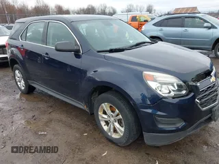 2017 Chevrolet Equinox LS with VIN 2GNALBEK9H1586450, listed as a IAAI auction lot 41938530 with 116,119 mi miles and . Bid and sale history available at DreamBid. Image 1.