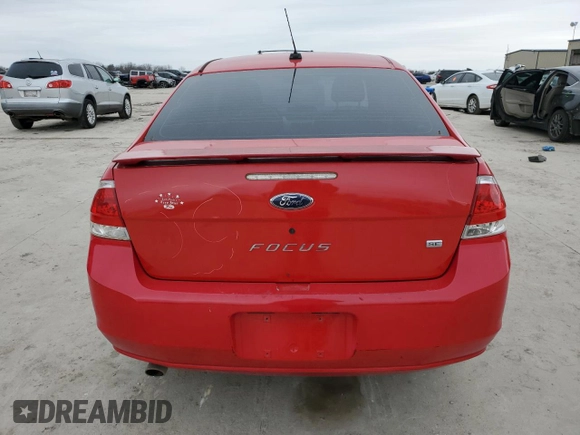 2008 Ford Focus SE with VIN 1FAHP33N48W287638, listed as a Copart auction lot 45018935 with 134,741 mi miles and Salvage Title. Bid and sale history available at carsss.com. Image 6.