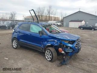 2019 Ford EcoSport SE with VIN MAJ3S2GE1KC262038, listed as a IAAI auction lot 41900360 with 52,459 mi miles. Bid and sale history available at carsss.com. Image 1.