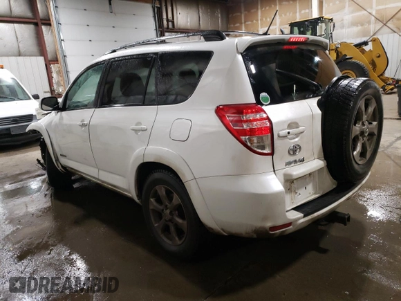 2011 Toyota RAV4 Limited with VIN 2T3DF4DV9BW083519, listed as a Copart auction lot 47105415 with 116,636 mi miles and Salvage title. Bid and sale history available at DreamBid. Image 2.
