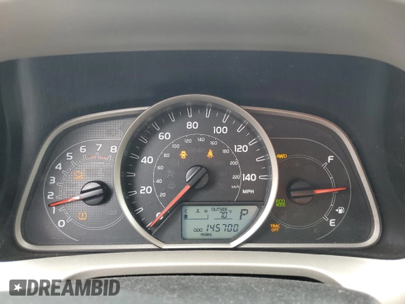 2013 Toyota RAV4 XLE с VIN 2T3RFREV9DW080916, выставлен на аукционе Copart как лот 61061755 с пробегом 145 700 миль миль и Списание • Salvage title. История ставок и продаж доступна на DreamBid. Изображение 9.