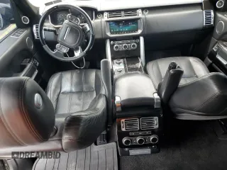 2017 Land Rover Range Rover HSE with VIN SALGS2FV9HA358168, listed as a Copart auction lot 58549255 with 140,763 mi miles and Salvage title. Bid and sale history available at DreamBid. Image 8.