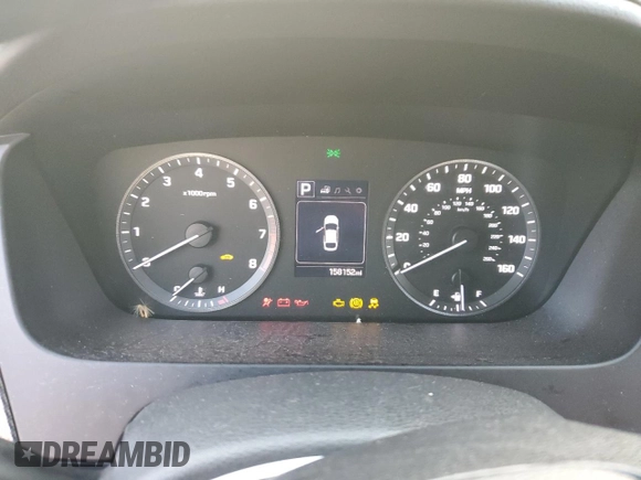 2017 Hyundai Sonata Sport with VIN 5NPE34AF4HH539386, listed as a Copart auction lot 87185104 with 158,152 mi miles and Salvage Title. Bid and sale history available at DreamBid. Image 9.