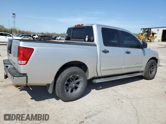 2008 Nissan Titan XE with VIN 1N6BA07D78N352244, listed as a Copart auction lot 52342415 with 180,411 mi miles and Salvage Title. Bid and sale history available at carsss.com. Image 3.
