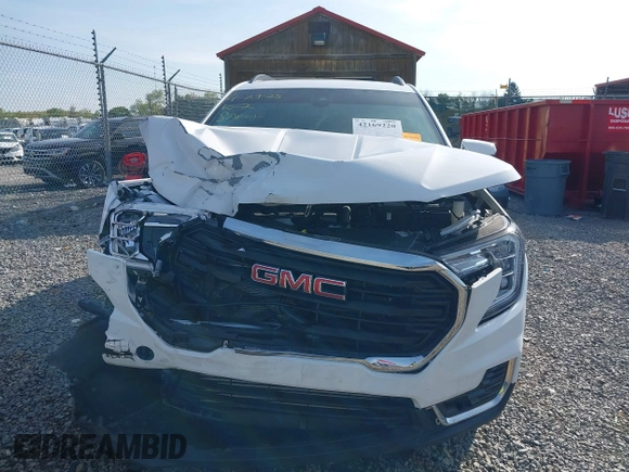2022 GMC Terrain SLE with VIN 3GKALTEV2NL127462, listed as a IAAI auction lot 42169220 with 37,573 mi miles and . Bid and sale history available at DreamBid. Image 13.