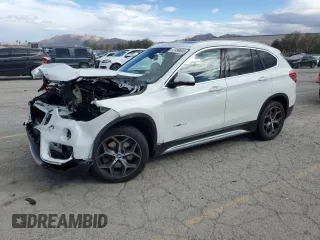 2018 BMW X1 sDrive28i with VIN WBXHU7C35J5H44595, listed as a Copart auction lot 47499605 with 137,208 mi miles and Non Repairable. Bid and sale history available at carsss.com. Image 1.