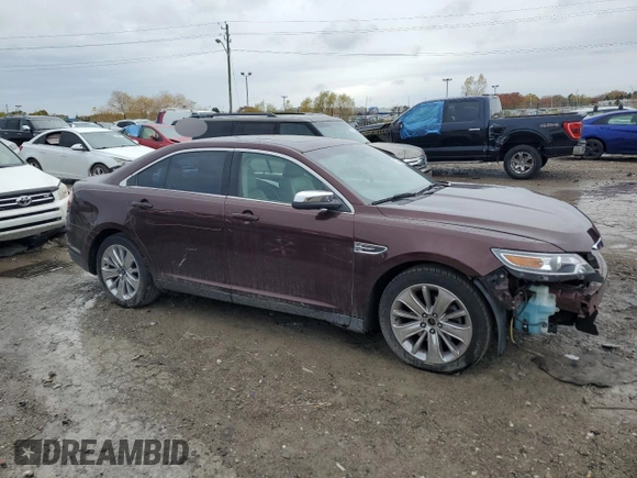 2012 Ford Taurus Limited with VIN 1FAHP2JW5CG138339, listed as a Copart auction lot 75604054 with 141,658 mi miles and Clean title. Bid and sale history available at DreamBid. Image 4.