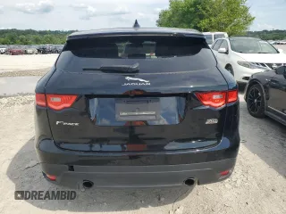 2018 Jaguar F-Pace 30t Premium with VIN SADCJ2GX4JA236479, listed as a Copart auction lot 61927345 with 81,452 mi miles and Salvage title. Bid and sale history available at DreamBid. Image 6.
