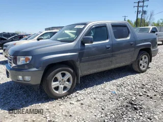 2013 Honda Ridgeline RTL with VIN 5FPYK1F54DB015766, listed as a Copart auction lot 55549815 with 115,544 mi miles and Clean title. Bid and sale history available at DreamBid. Image 1.