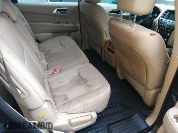 2017 Nissan Pathfinder S with VIN 5N1DR2MN2HC902650, listed as a IAAI auction lot 42367629 with 139,223 mi miles and . Bid and sale history available at DreamBid. Image 8.