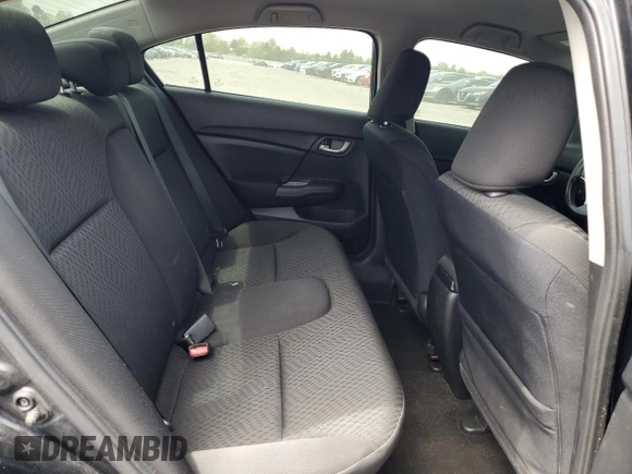 2015 Honda Civic Sedan LX with VIN 19XFB2F51FE044088, listed as a Copart auction lot 53043375 with 113,393 mi miles and Salvage Title. Bid and sale history available at carsss.com. Image 10.