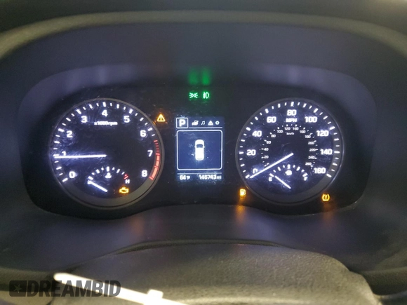 2016 Hyundai Tucson Sport with VIN KM8J33A26GU098141, listed as a Copart auction lot 46667565 with 146,743 mi miles and Clean Title. Bid and sale history available at carsss.com. Image 9.