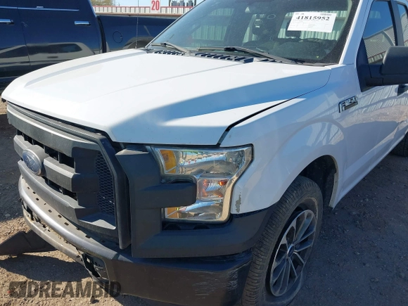 2017 Ford F-150 XL with VIN 1FTEX1C87HKD53036, listed as a IAAI auction lot 41815952 with 153,813 mi miles. Bid and sale history available at carsss.com. Image 19.