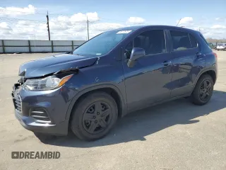 2018 Chevrolet Trax LS with VIN 3GNCJKSB4JL379973, listed as a Copart auction lot 51877975 with 64,563 mi miles and Salvage Title. Bid and sale history available at carsss.com. Image 1.