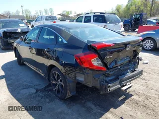 2019 Honda Civic Sport with VIN 2HGFC2F89KH569861, listed as a IAAI auction lot 41985114 with 104,880 mi miles and . Bid and sale history available at DreamBid. Image 3.