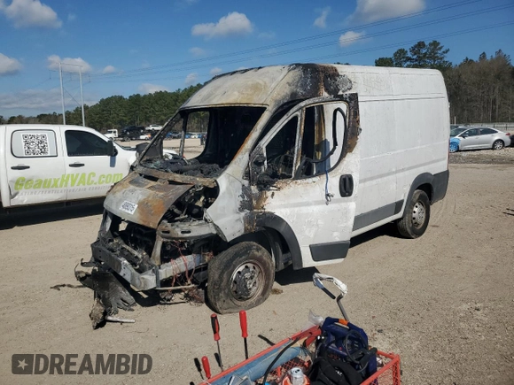 2014 Ram ProMaster Cargo with VIN 3C6TRVCG2EE103192, listed as a Copart auction lot 48890315 with Not Provided miles and Salvage Title. Bid and sale history available at carsss.com. Image 1.