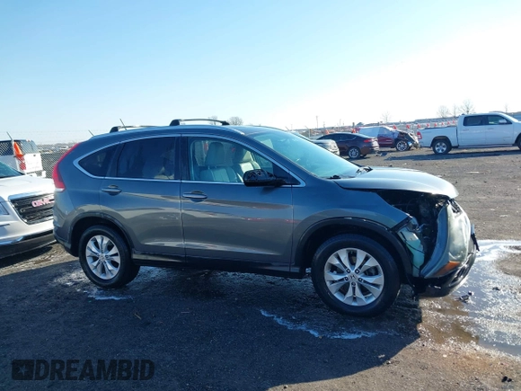 2013 Honda CR-V EX-L with VIN 2HKRM3H78DH500494, listed as a IAAI auction lot 41747954 with 170,676 mi miles and . Bid and sale history available at carsss.com. Image 13.
