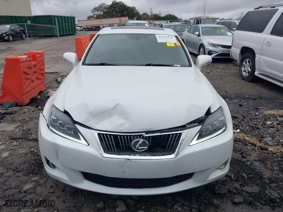 2010 Lexus IS 250 with VIN JTHBF5C29A5123784, listed as a IAAI auction lot 41701541 with NaN miles. Bid and sale history available at carsss.com. Image 12.