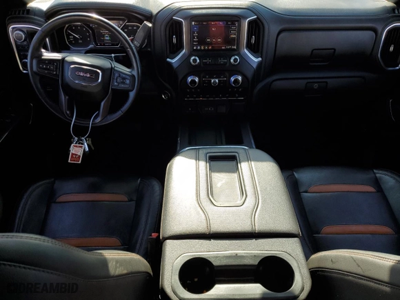 2020 GMC Sierra 1500 AT4 with VIN 3GTU9EET9LG381659, listed as a Copart auction lot 48115795 with 46,825 mi miles and Salvage Title. Bid and sale history available at carsss.com. Image 8.