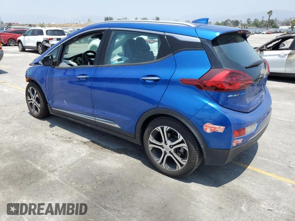 2017 Chevrolet Bolt EV Premier with VIN 1G1FX6S08H4186180, listed as a Copart auction lot 58431925 with 79,966 mi miles and Salvage title. Bid and sale history available at DreamBid. Image 2.