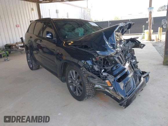 2018 Jeep Grand Cherokee Overland z VIN 1C4RJFCG3JC322406, wystawiony jako IAAI lot #41935874 z przebiegiem 82 932 mil mil oraz . Historia ofert i sprzedaży dostępna na DreamBid. Obrazek 1.