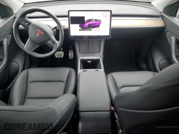 2022 Tesla Model Y Performance z VIN 7SAYGDEF9NF382883, wystawiony jako Copart lot #52028085 z przebiegiem 49 108 mil mil oraz Szkoda całkowita • Salvage title. Historia ofert i sprzedaży dostępna na DreamBid. Obrazek 8.