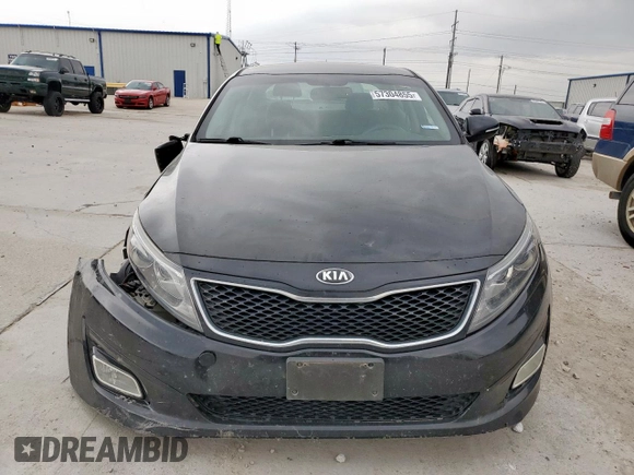 2015 Kia Optima LX with VIN KNAGM4A76F5663684, listed as a Copart auction lot 57304855 with 98,523 mi miles and Salvage title. Bid and sale history available at DreamBid. Image 5.