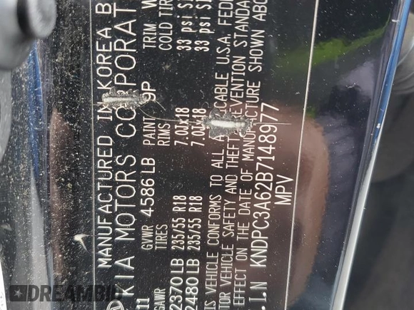 2011 Kia Sportage SX with VIN KNDPC3A62B7148977, listed as a Copart auction lot 44224375 with 130,762 mi miles and Salvage title. Bid and sale history available at DreamBid. Image 13.