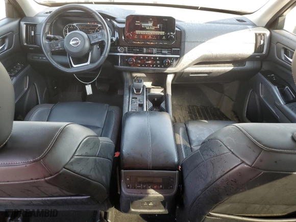 2022 Nissan Pathfinder SL with VIN 5N1DR3CA9NC204455, listed as a Copart auction lot 74389134 with 74,360 mi miles and Salvage Title. Bid and sale history available at carsss.com. Image 8.