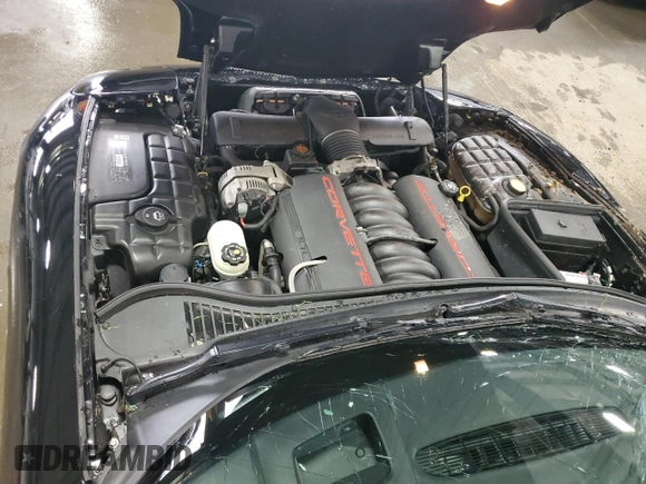 2002 Chevrolet Corvette with VIN 1G1YY32G425105016, listed as a Copart auction lot 58575714 with 33,152 mi miles and Salvage Title. Bid and sale history available at carsss.com. Image 11.