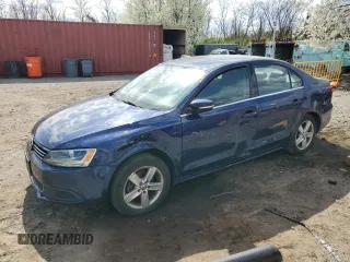 2013 Volkswagen Jetta TDI w/Premium with VIN 3VW3L7AJ9DM408453, listed as a Copart auction lot 50684625 with 159,310 mi miles and Salvage title. Bid and sale history available at DreamBid. Image 1.