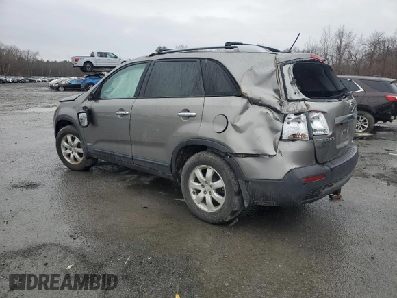 2011 Kia Sorento LX with VIN 5XYKTCA13BG168687, listed as a Copart auction lot 49266065 with 125,786 mi miles and Salvage Title. Bid and sale history available at DreamBid. Image 2.