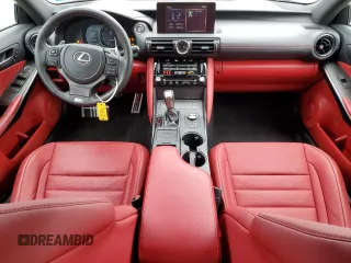 2023 Lexus IS with VIN JTHGZ1E22P5028625, listed as a Copart auction lot 55931154 with 38,384 mi miles and Non Repairable. Bid and sale history available at carsss.com. Image 8.