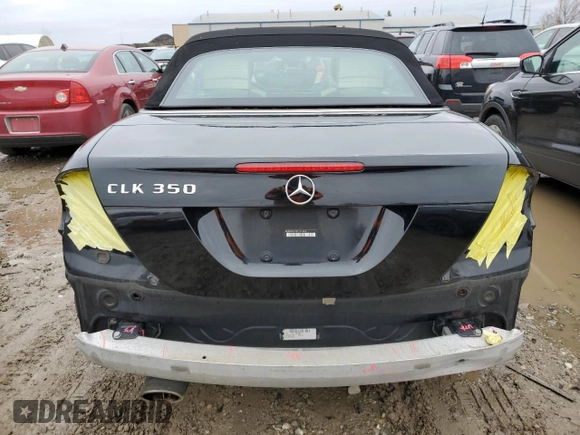 2009 Mercedes-Benz CLK 350 with VIN WDBTK56F39T101429, listed as a Copart auction lot 79882654 with 138,921 mi miles and Clean Title. Bid and sale history available at DreamBid. Image 6.