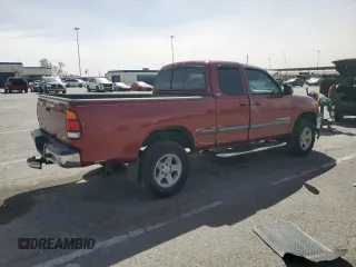 2000 Toyota Tundra SR5 with VIN 5TBBT4414YS030047, listed as a Copart auction lot 49096455 with Not Provided miles and Salvage Title. Bid and sale history available at DreamBid. Image 3.
