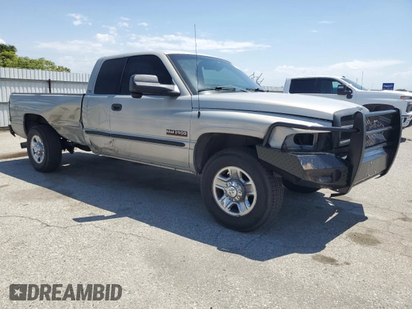 2001 Dodge 2500 with VIN 3B7KC23691G164405, listed as a Copart auction lot 55226025 with 144,428 mi miles and Salvage Title. Bid and sale history available at DreamBid. Image 4.