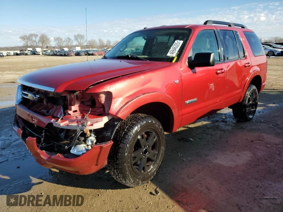 2008 Ford Explorer XLT with VIN 1FMEU73838UA85260, listed as a Copart auction lot 46946325 with 241,704 mi miles and Salvage Title. Bid and sale history available at carsss.com. Image 1.