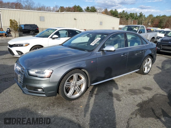 2013 Audi S4 Premium Plus with VIN WAUBGAFLXDA204930, listed as a Copart auction lot 80463454 with 96,727 mi miles and Clean Title. Bid and sale history available at DreamBid. Image 1.
