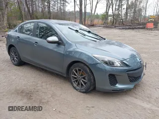 2012 Mazda 3 i Sport with VIN JM1BL1UF4C1586642, listed as a IAAI auction lot 41772930 with 145,282 mi miles and . Bid and sale history available at DreamBid. Image 1.