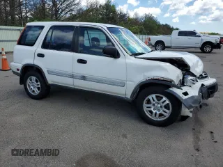 2000 Honda CR-V LX with VIN JHLRD2846YC005893, listed as a Copart auction lot 56340884 with 145,477 mi miles and Salvage Title. Bid and sale history available at carsss.com. Image 4.