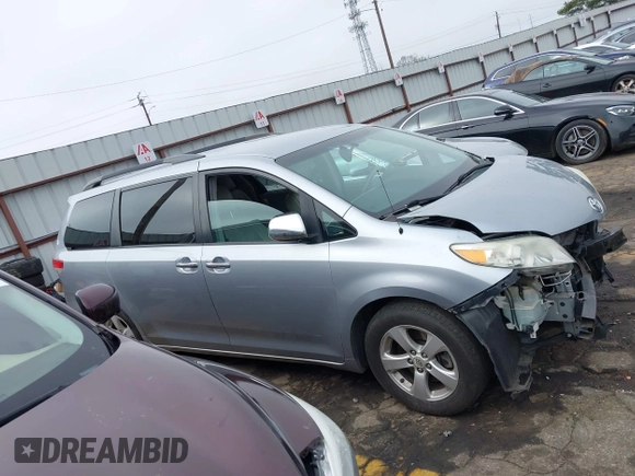 2011 Toyota Sienna LE AAS with VIN 5TDKK3DC0BS073653, listed as a IAAI auction lot 41794038 with 206,504 mi miles and . Bid and sale history available at DreamBid. Image 13.