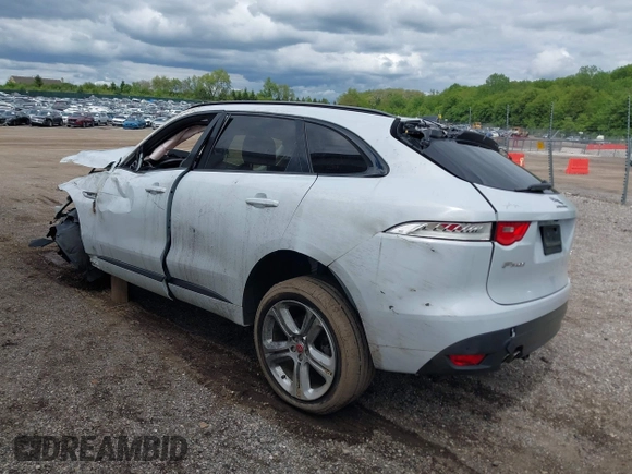 2018 Jaguar F-Pace with VIN SADCL2FN2JA250973, listed as a IAAI auction lot 42325991 with 107,289 mi miles and . Bid and sale history available at DreamBid. Image 3.