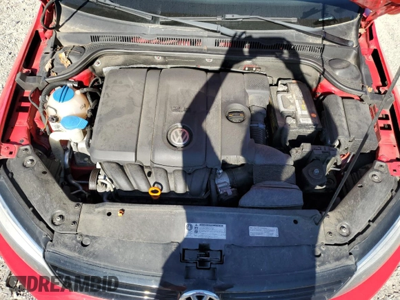 2012 Volkswagen Jetta SE with VIN 3VWDP7AJXCM411045, listed as a Copart auction lot 55111105 with 99,219 mi miles and Salvage title. Bid and sale history available at DreamBid. Image 11.