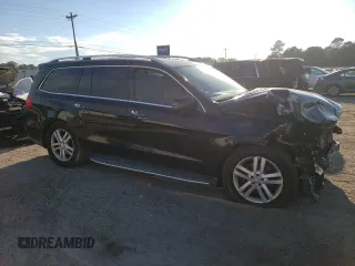 2016 Mercedes-Benz GL with VIN 4JGDF6EE2GA695847, listed as a Copart auction lot 75480934 with 143,445 mi miles and Salvage Title. Bid and sale history available at carsss.com. Image 4.