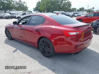2015 Maserati Ghibli S Q4 z VIN ZAM57RTA2F1143248, wystawiony jako IAAI lot #42214379 z przebiegiem 70 093 mil mil oraz . Historia ofert i sprzedaży dostępna na DreamBid. Obrazek 3.