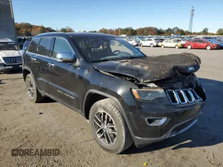 2018 Jeep Grand Cherokee Limited with VIN 1C4RJFBG5JC128008, listed as a Copart auction lot 65051142 with Not provided miles and Salvage title. Bid and sale history available at DreamBid. Image 1.