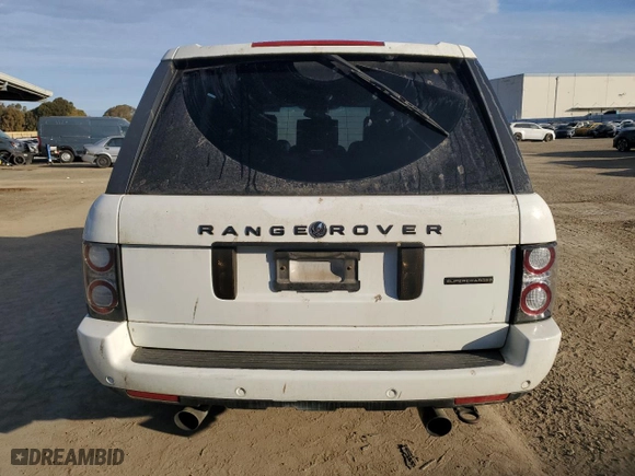 2012 Land Rover Range Rover SC with VIN SALMF1E40CA383009, listed as a Copart auction lot 50102045 with 97,879 mi miles and Clean Title. Bid and sale history available at carsss.com. Image 6.